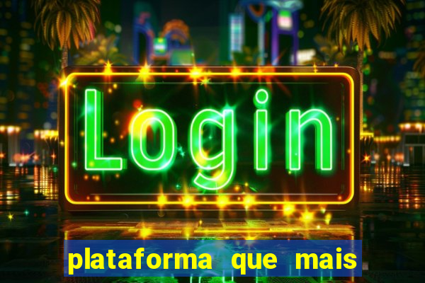 plataforma que mais paga no fortune tiger